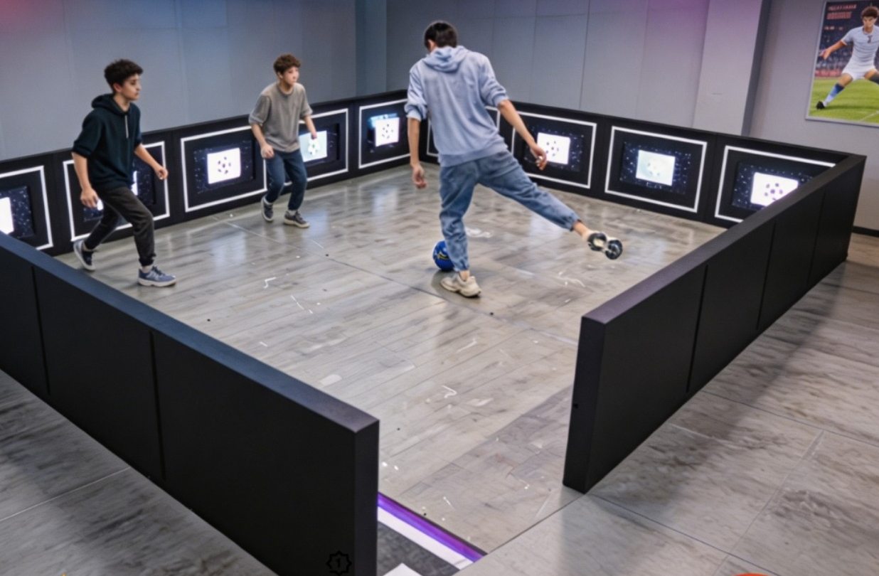 Kick Off interactive attraction room