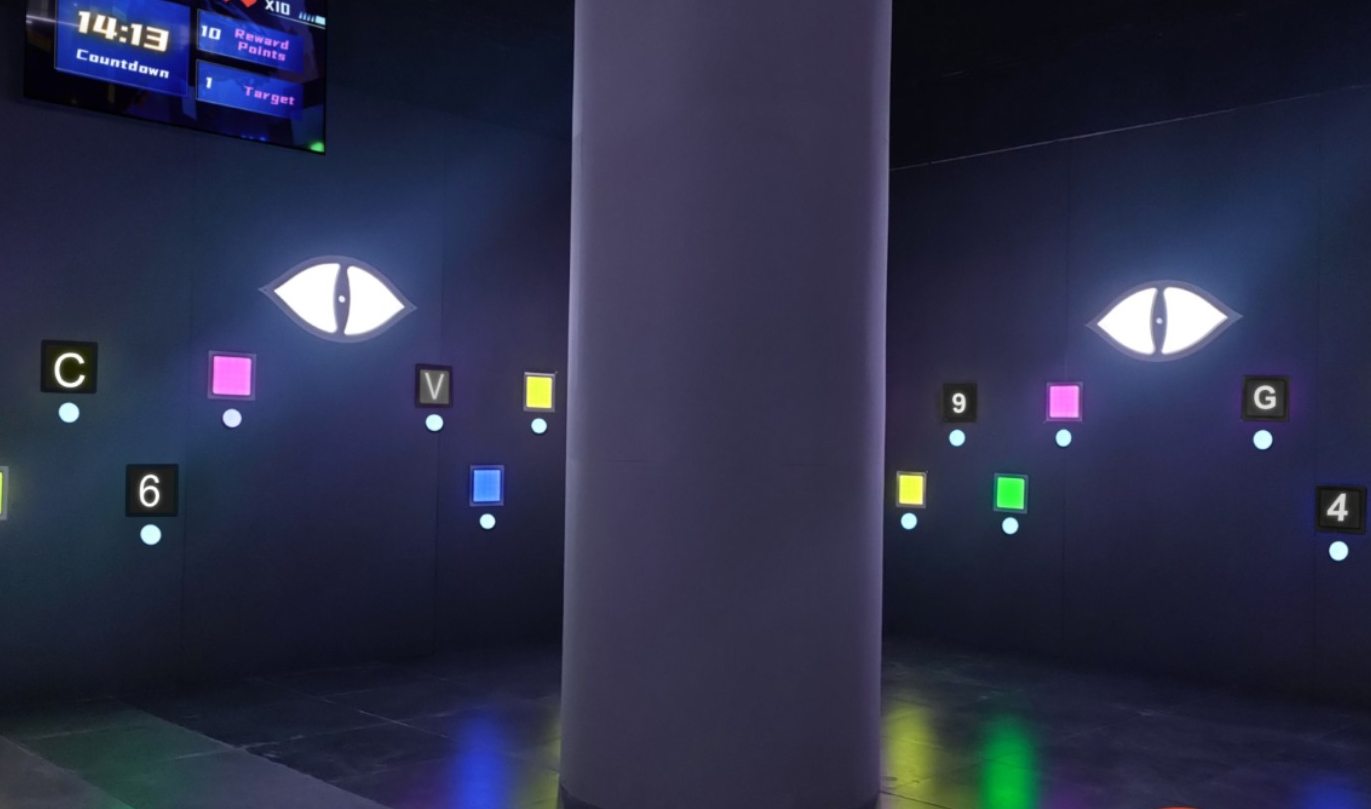 Watchtower interactive attraction room